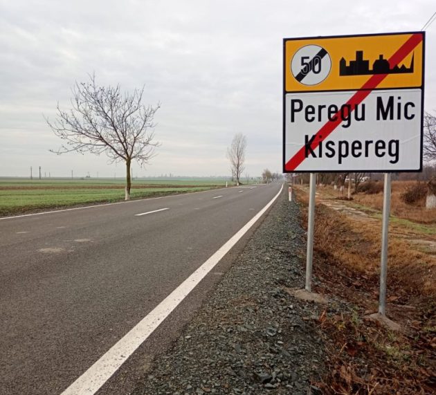 CJA a finalizat modernizarea drumului județean care face legătura între Peregu Mare și Peregu Mic