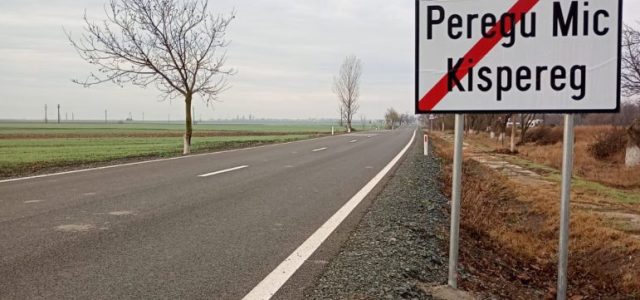 CJA a finalizat modernizarea drumului județean care face legătura între Peregu Mare și Peregu Mic
