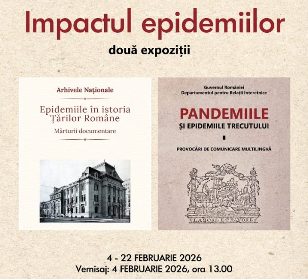 Două expoziții tematice „Epidemiile în istoria Țărilor Române