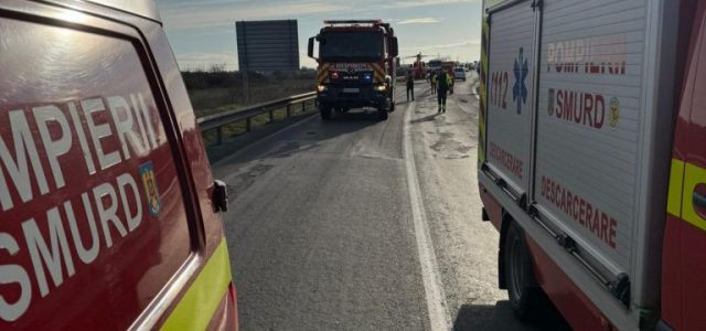 Accident grav la ieșirea din Arad spre Zimand