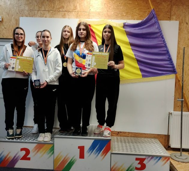 Pistolarele de la CSM Arad au țintit aurul național la junioare