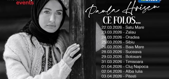 Concert de pricesne cu Paula Hriscu „Ce folos”