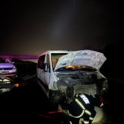 Accident rutier pe A1