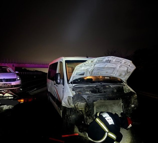 Accident rutier pe A1