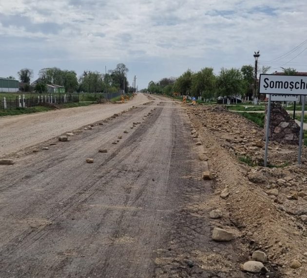Lucrările de modernizare a infrastructurii rutiere din nordul județului avansează