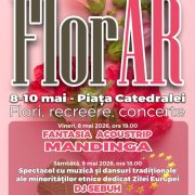 FlorAr 2026: Expoziție de flori și concerte de muzică ușoară în Piața Catedralei din Arad