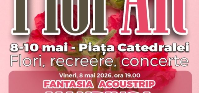 FlorAr 2026: Expoziție de flori și concerte de muzică ușoară în Piața Catedralei din Arad