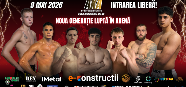 În această sâmbătă, Aradul găzduiește una dintre cele mai mari gale de kickboxing din vestul țării