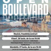 Promenadă, gastronomie și programe artistice la o nouă ediție Open Boulevard
