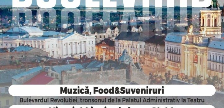 Promenadă, gastronomie și programe artistice la o nouă ediție Open Boulevard
