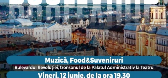 Open Boulevard, ediția 2026 – Muzică, food și alte atracții, în centrul Aradului