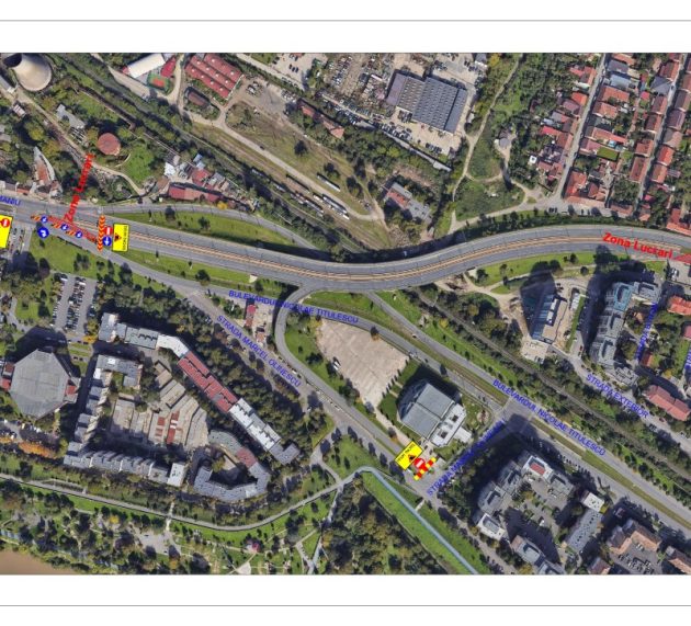 Trafic restricționat pe Pasajul Micălaca pentru lucrări de modernizare a infrastructurii de transport public