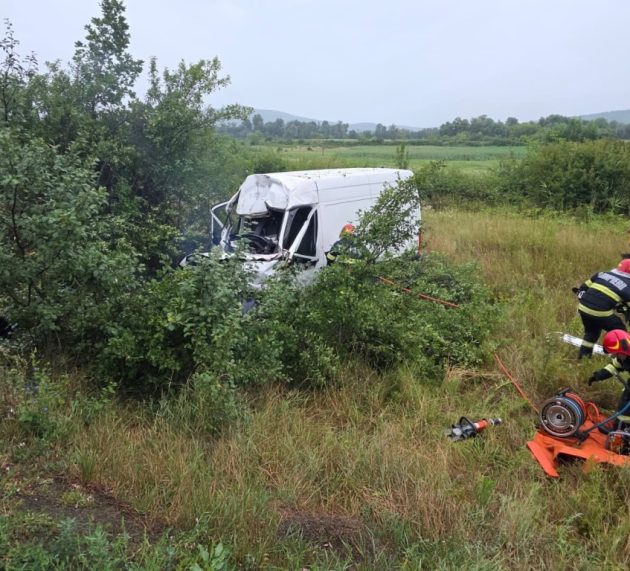 Accident rutier pe DN7 la Căpruța: șofer decedat