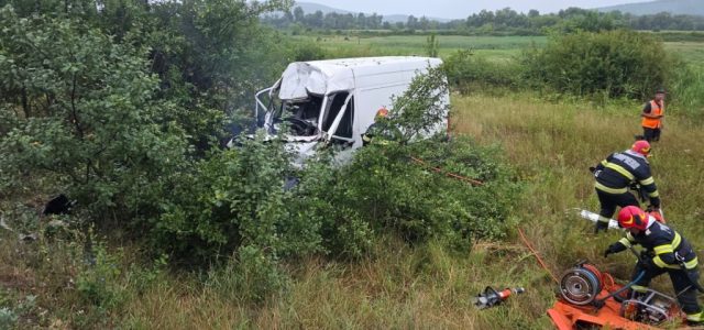 Accident rutier pe DN7 la Căpruța: șofer decedat