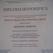 Antoniu Martin, premiat pentru promovarea României