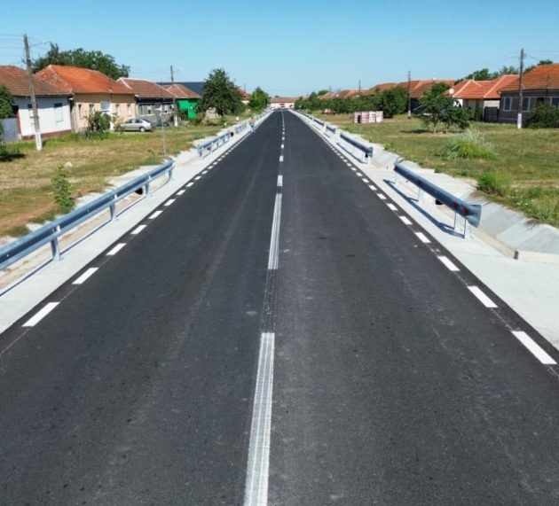 Drumul județean Cermei – Beliu este modernizat și recepționat