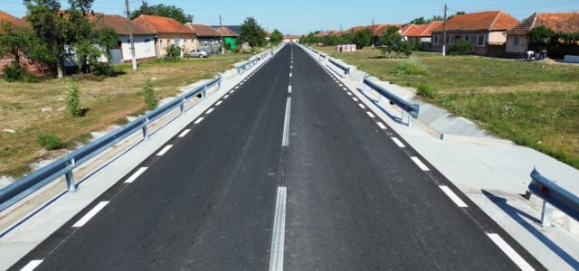 Drumul județean Cermei – Beliu este modernizat și recepționat