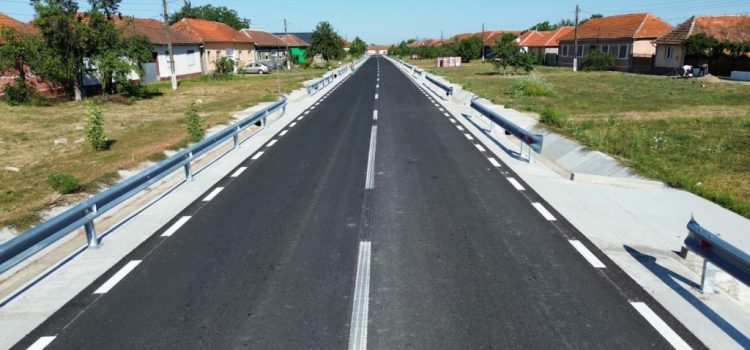 Drumul județean Cermei – Beliu este modernizat și recepționat