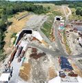 Avans consistent pe șantierul lotului lipsă al autostrăzii A1 dintre Margina și Holdea