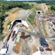 Avans consistent pe șantierul lotului lipsă al autostrăzii A1 dintre Margina și Holdea