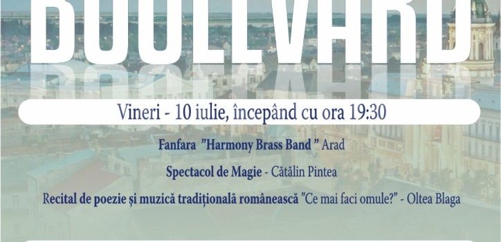Open Boulevard: Spectacole, street-food și alte atracții, în centrul Aradului