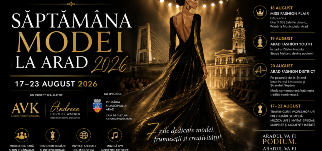 Săptămâna Modei 2026 la Arad