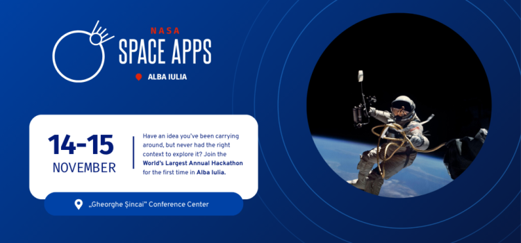 Alba Iulia, pe harta NASA: 100 de tineri vor concura la cel mai mare hackathon din lume